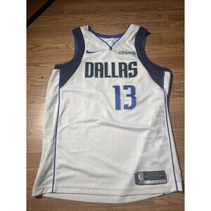 NBA Basketball Jersey Dallas Mavericks Jalen Brunson #13 White Size Large 48